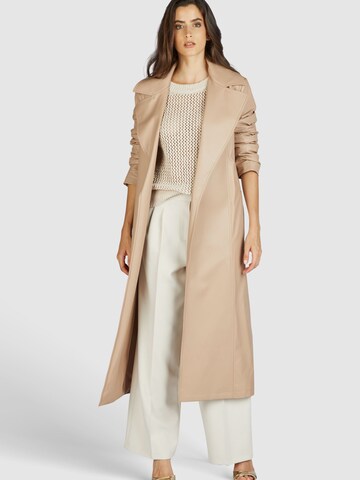 MARC AUREL Between-Seasons Coat in Beige