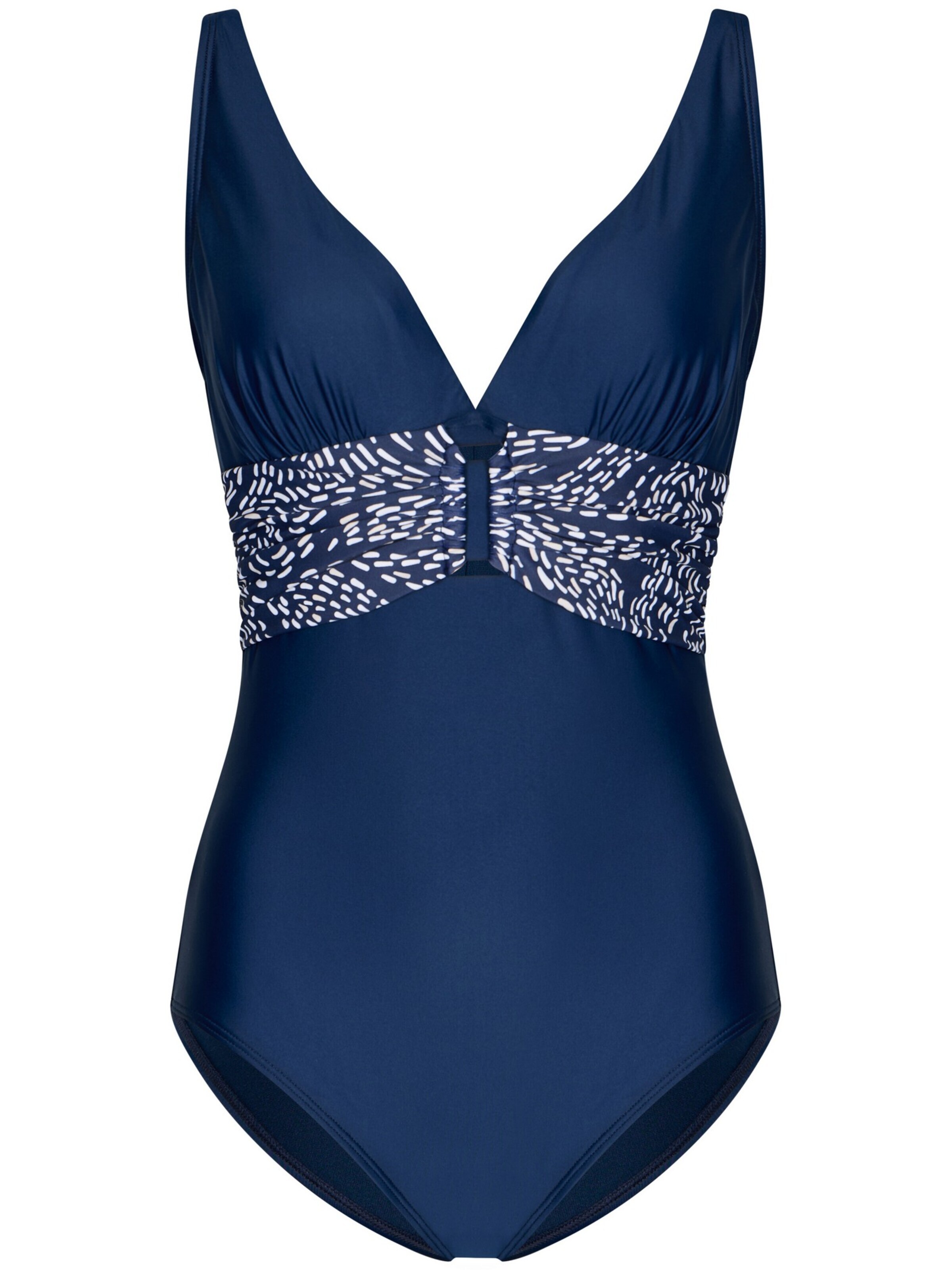 Pastunette Shaping-badpak 'Deep' in Blauw: voorkant