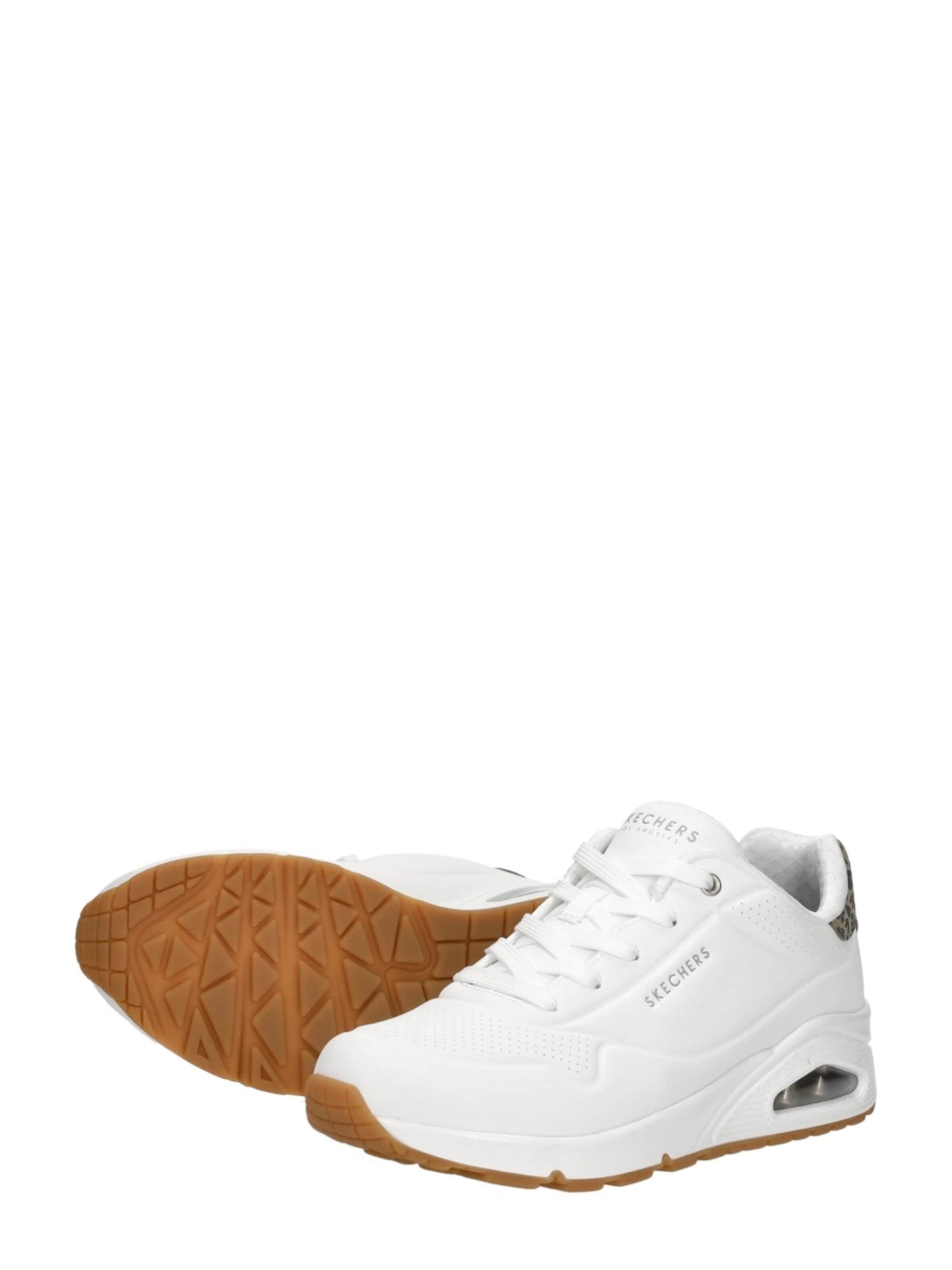 SKECHERS Sneakers laag 'Uno - Jungle Nite' in Wit