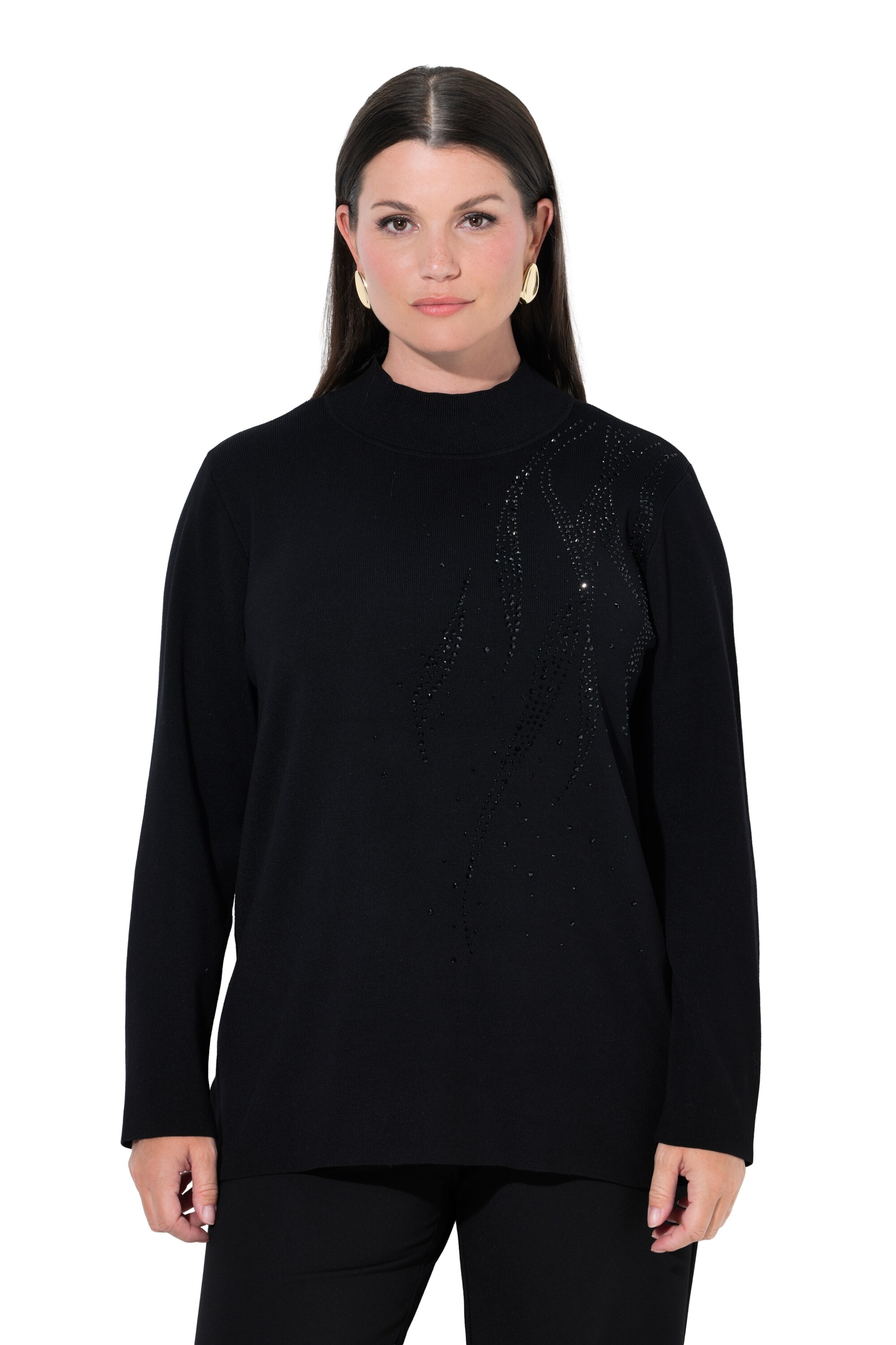Ulla Popken Sweater in Black: front