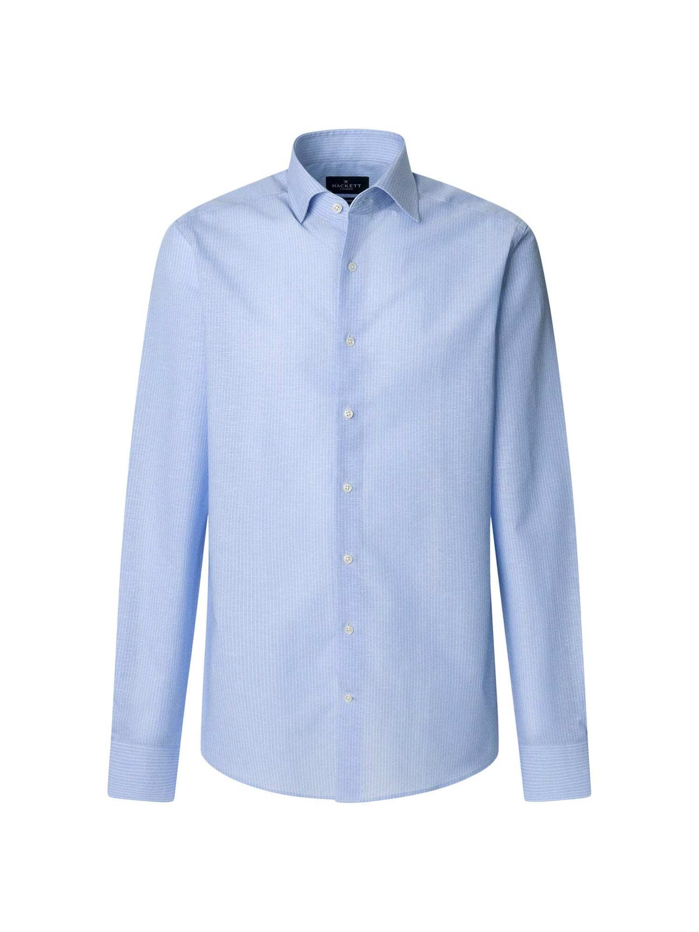 Hackett London Regular Fit Hemd in Blau: Vorderseite