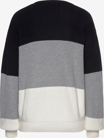 LASCANA Pullover in Grau