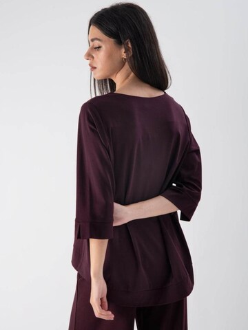 MND Blouse 'Soft Touch Edged' in Red