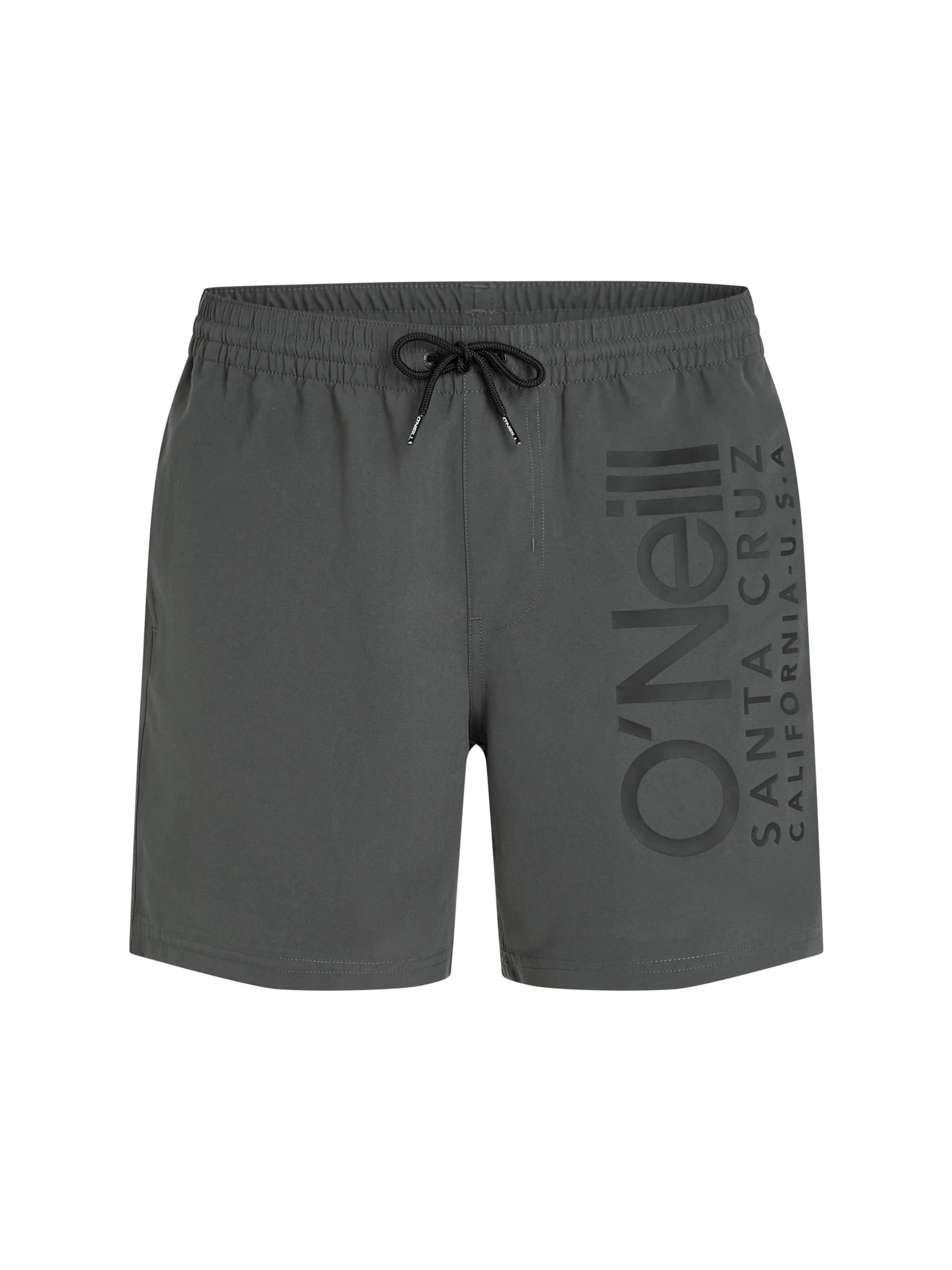 O'NEILL Zwembroek 'O'neill Cali 16' in de kleur Grijs / Zwart, Productweergave