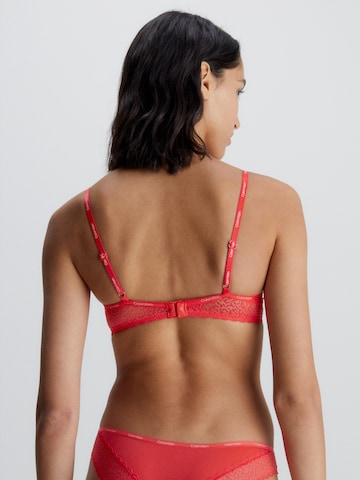 Calvin Klein Underwear Μπαλκονέ Σουτιέν 'Flirty' σε κόκκινο