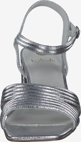 LA STRADA Sandals 'Elegance' in Silver