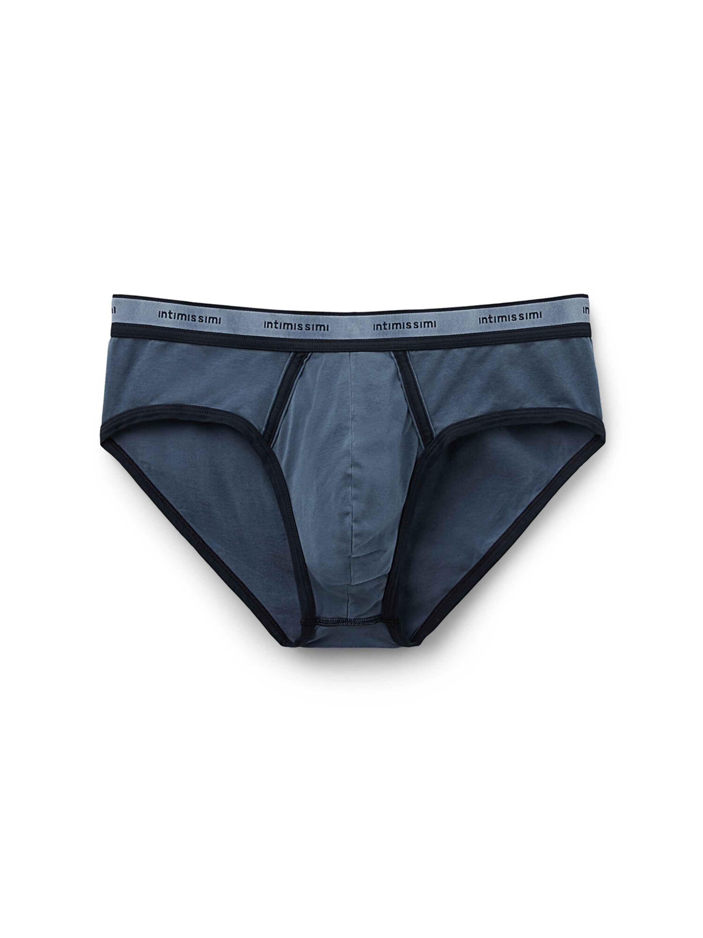IUMAN Intimissimi Uomo Slip in Blau: Vorderseite
