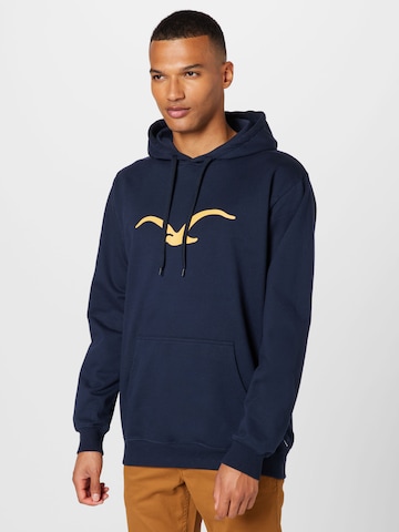 Sweat-shirt 'Möwe' Cleptomanicx en bleu : devant