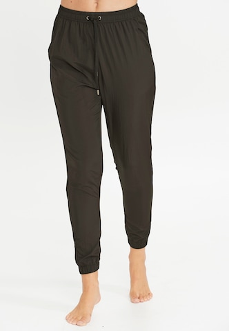 Athlecia Regular Workout Pants 'Tharbia' in Brown: front