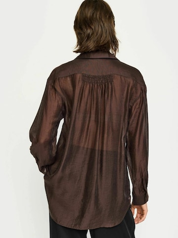 Soft Rebels Bluse 'SRRachel' i brun