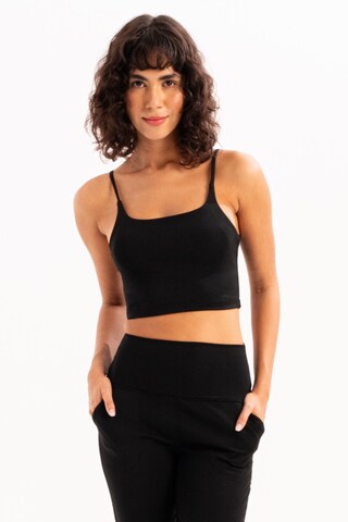 Bustier Soutien-gorge de sport Justever en noir