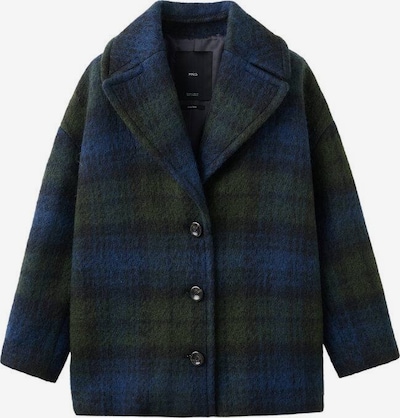 MANGO Mantel 'Scotish' in dunkelblau / dunkelgrün, Produktansicht