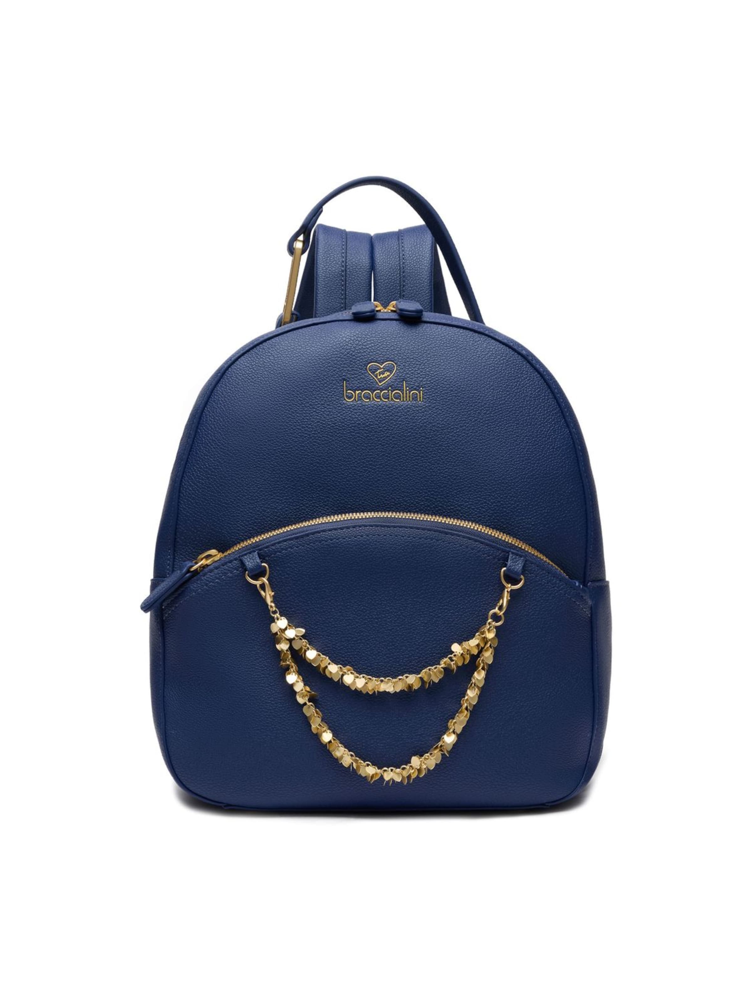 Braccialini Rucksack 'Amy'‌‌‌‌‌‌‌‌‌‌ in Blau: Vorderseite