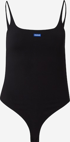 HUGO Blue T-shirtbody 'Nadrine_B' i svart: framsida