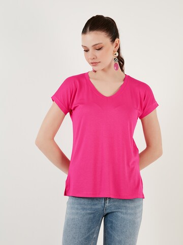 LELA Shirt 'Grundes' in Roze
