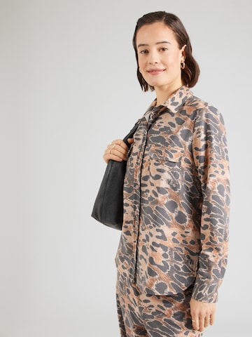 Chemisier 'Fancy' miss goodlife en marron : devant