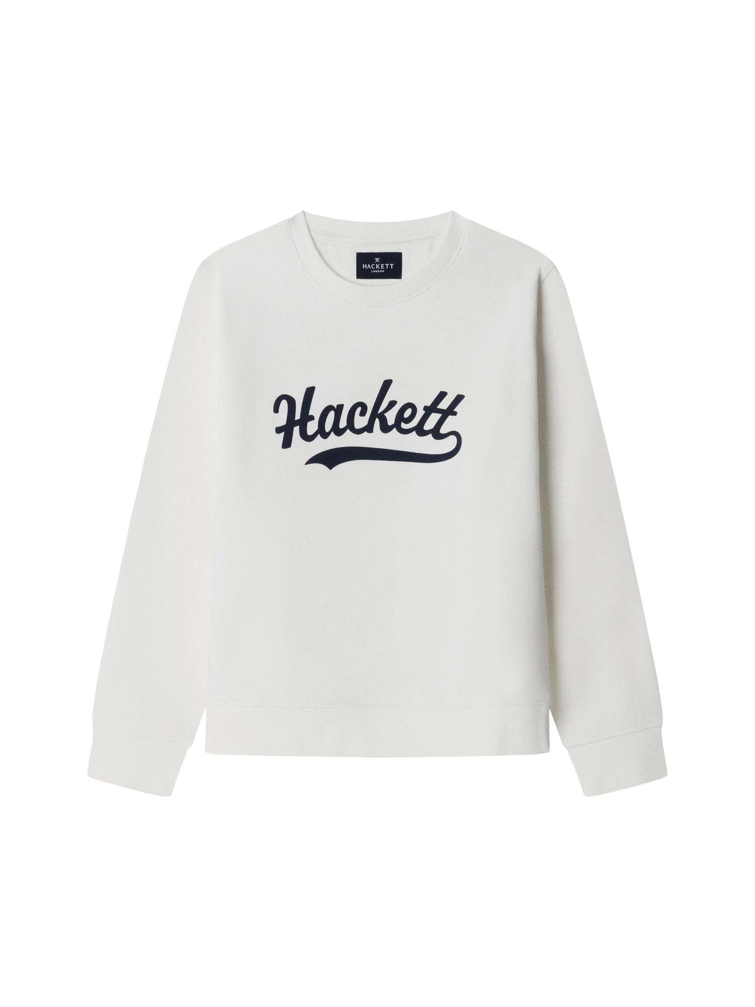 Hackett London Sweatshirt in Weiß: Vorderseite