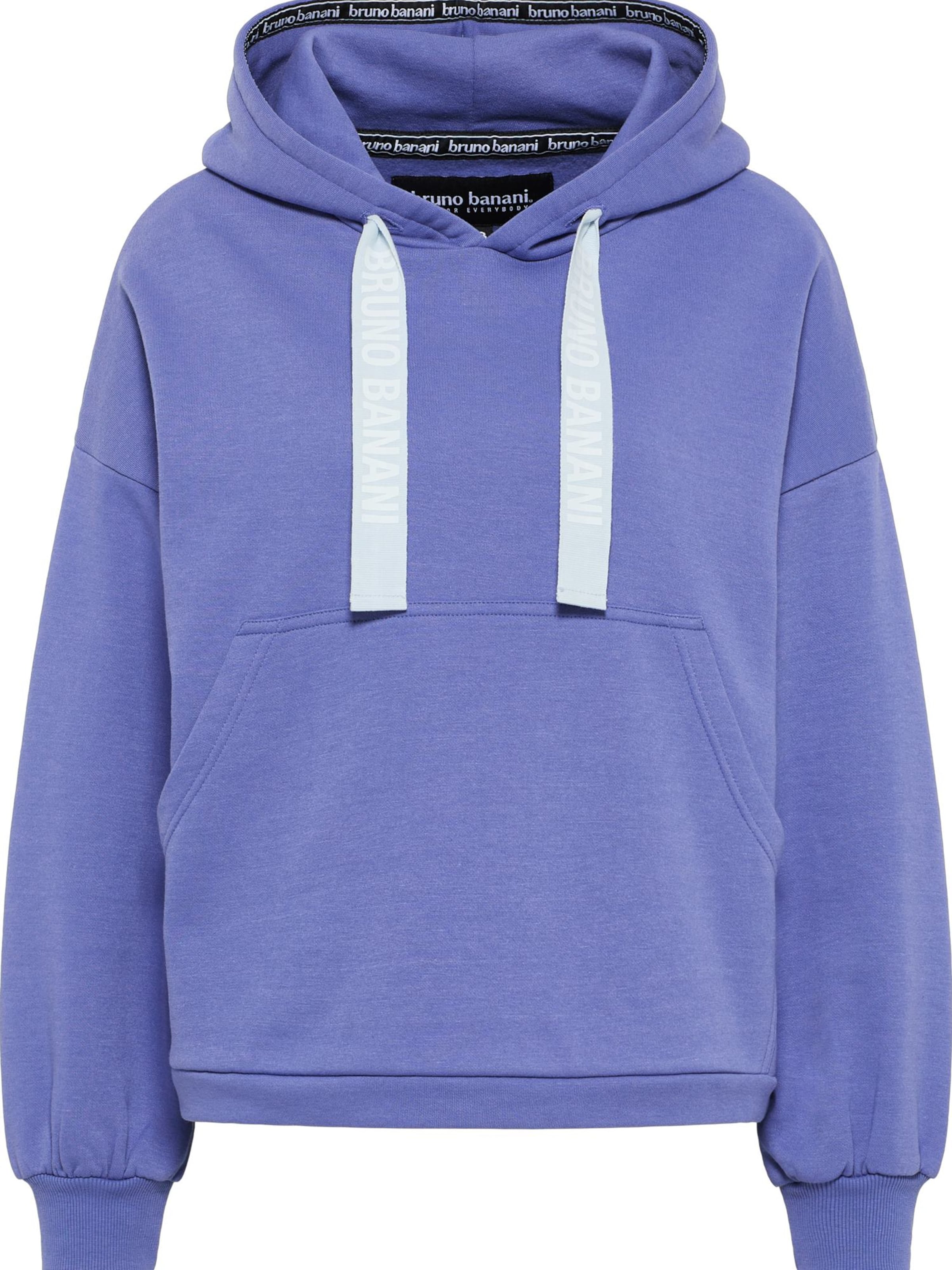 Bruno Banani Sweatshirt ' BROCK ' in Blauw: voorkant