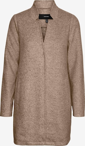 VERO MODA Between-Seasons Coat 'Katrine' in Brown: front
