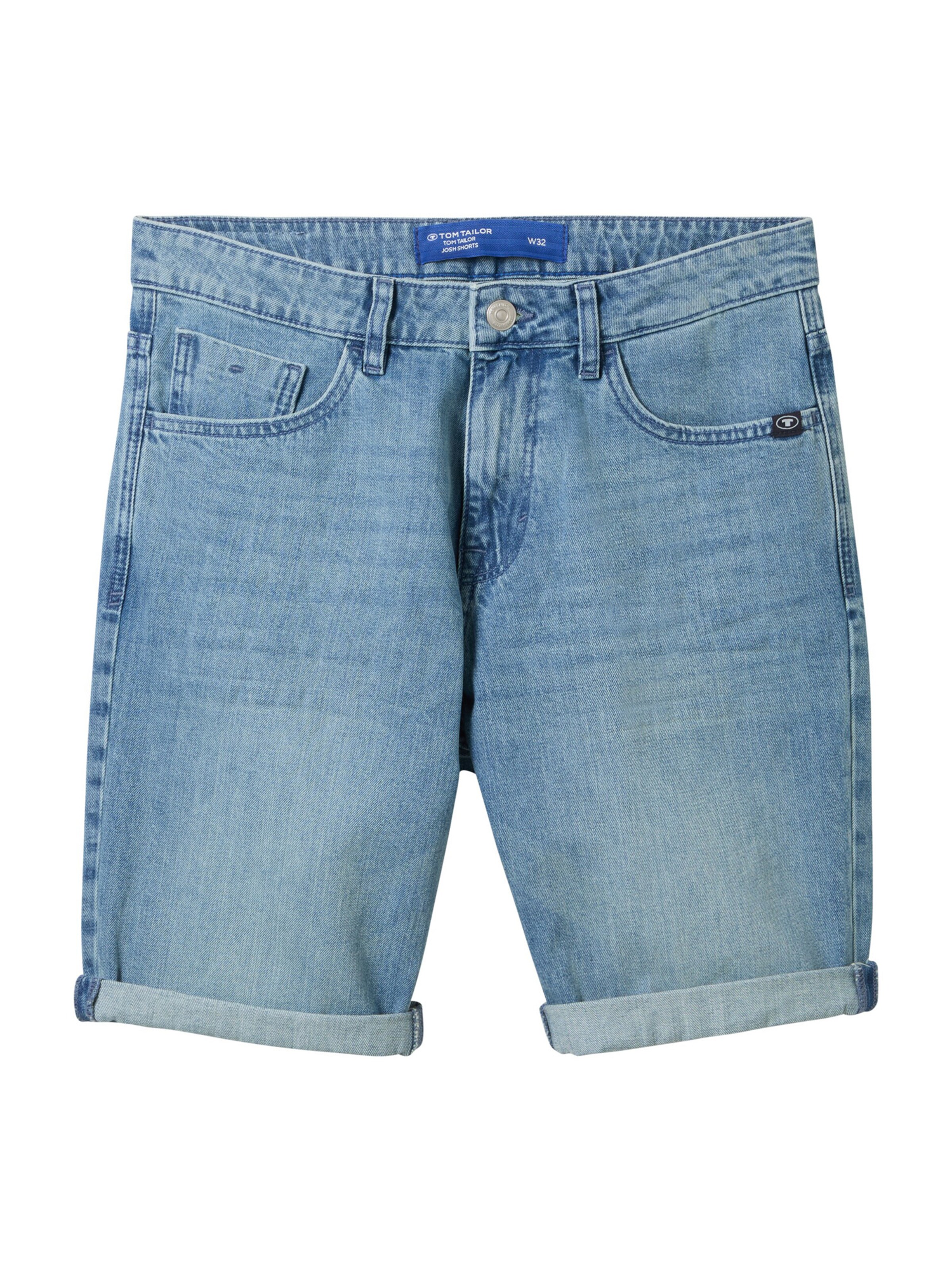 TOM TAILOR Shorts 'Josh' in Blau: Vorderseite
