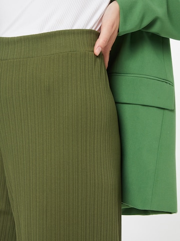 Wide leg Pantaloni di TOM TAILOR DENIM in verde