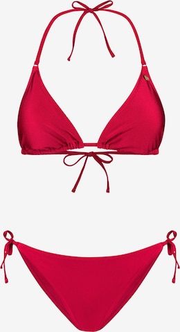 Shiwi Τρίγωνο Μπικίνι 'Liz' σε κόκκινο: μπροστά