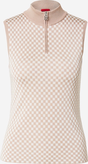 Megztinis 'Sravina' iš HUGO, spalva – pudros spalva / balta, Prekių apžvalga