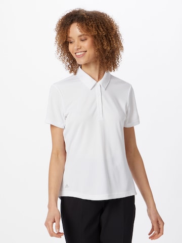 ADIDAS GOLF Performance Shirt in White: front