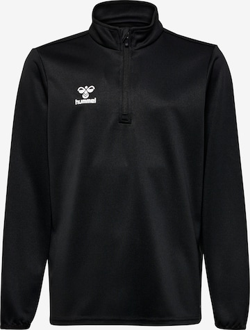 Sweat de sport 'ESSENTIAL' Hummel en noir : devant