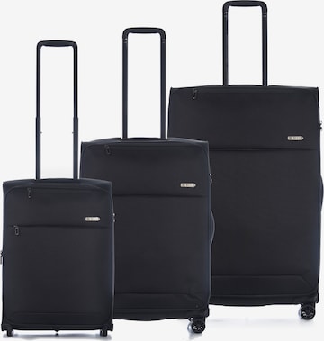 Epic Suitcase set in Black: front