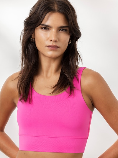 Hey Honey Sports Bra 'Unicolor' in Neon pink, Item view