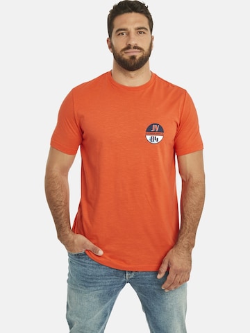 Jan Vanderstorm Shirt ' Garmann ' in Oranje: voorkant