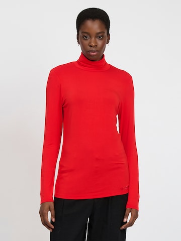 T-shirt Influencer en rouge : devant