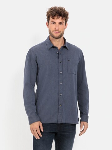 CAMEL ACTIVE Regular Fit Hemd in Blau: Vorderseite