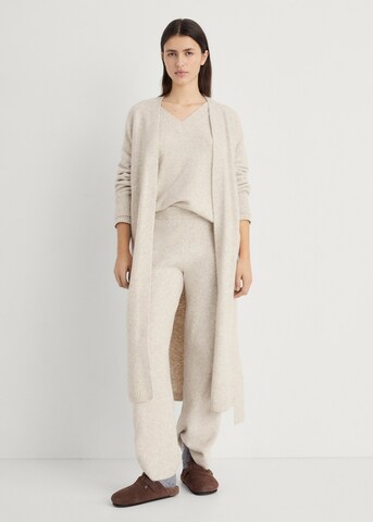 MANGO Strickmantel ' camila' in Beige