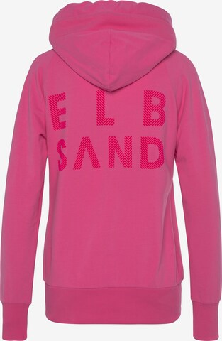 Elbsand Zip-Up Hoodie in Pink