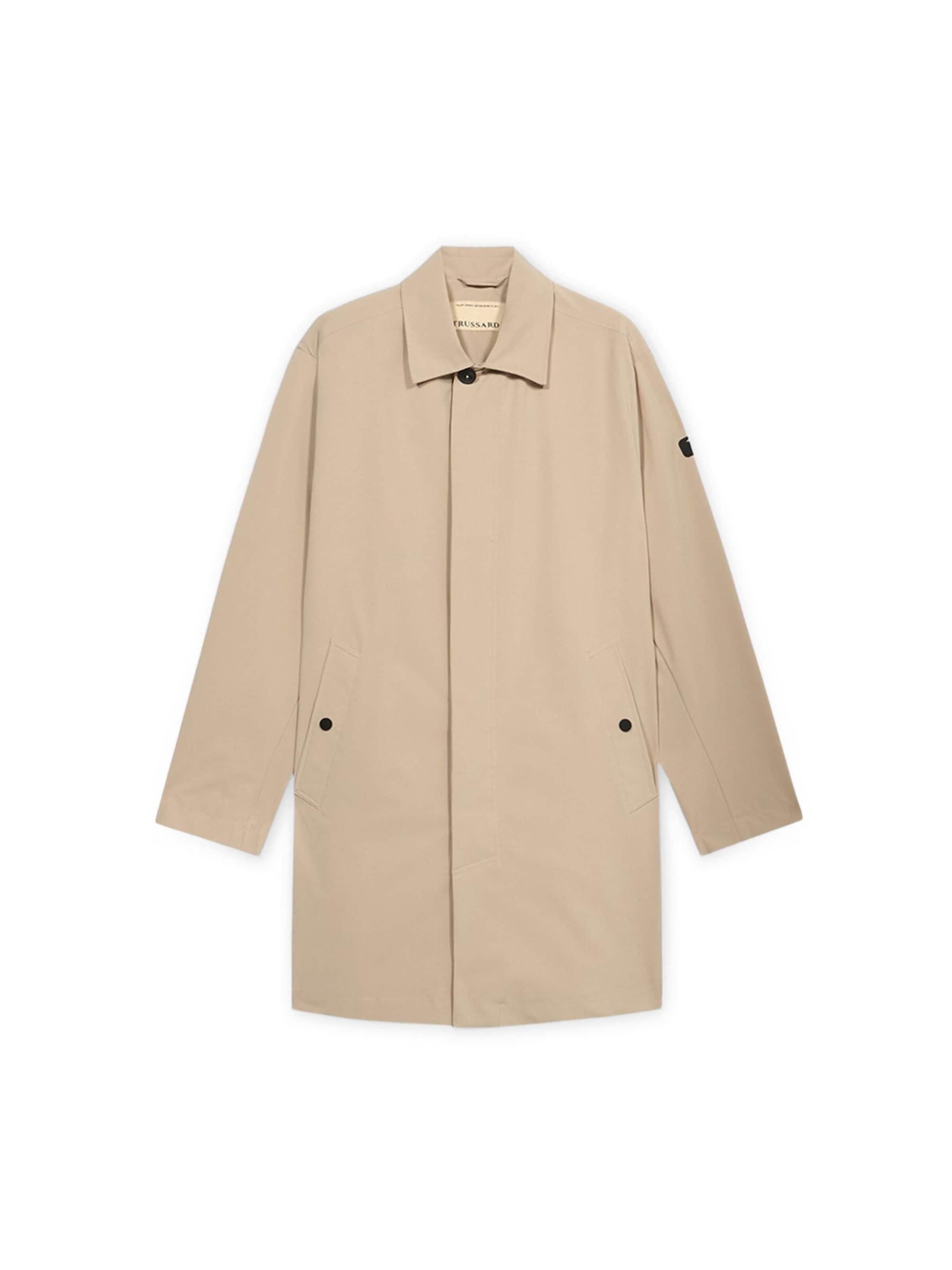 Trussardi Winter Coat in XXL in Beige, Item view