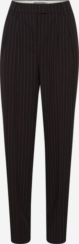 Fransa Pleat-Front Pants 'Callie' in Black: front