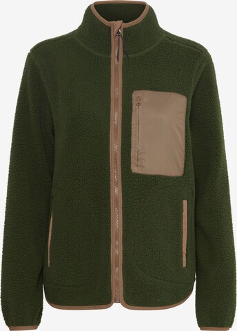 Fransa Fleece Jacket ' MILA ' in Green: front