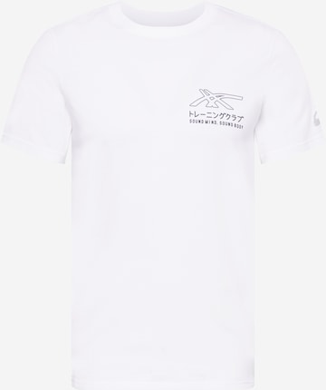 T-Shirt fonctionnel ASICS en blanc : devant