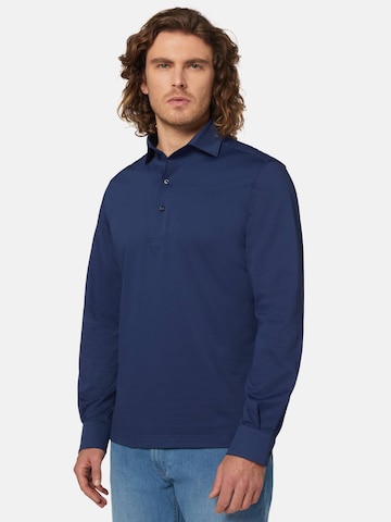 Boggi Milano Regular fit Shirt in Blauw: voorkant