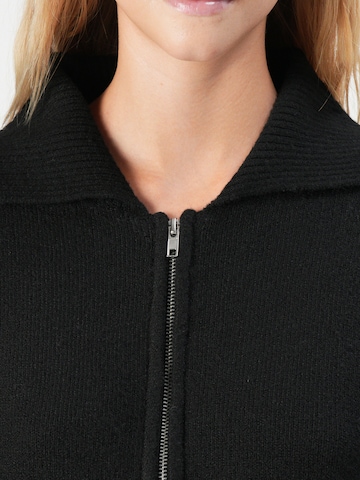 PIECES Knit Cardigan 'PCMALOU' in Black