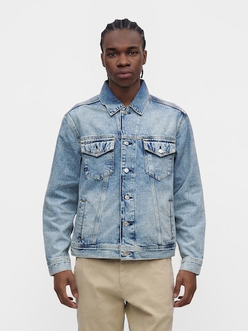 Pepe Jeans Between-Season Jacket 'ALBION' in Blue: front