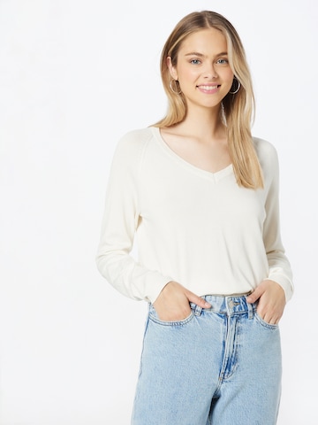 Pull-over 'Tana' Peppercorn en blanc : devant