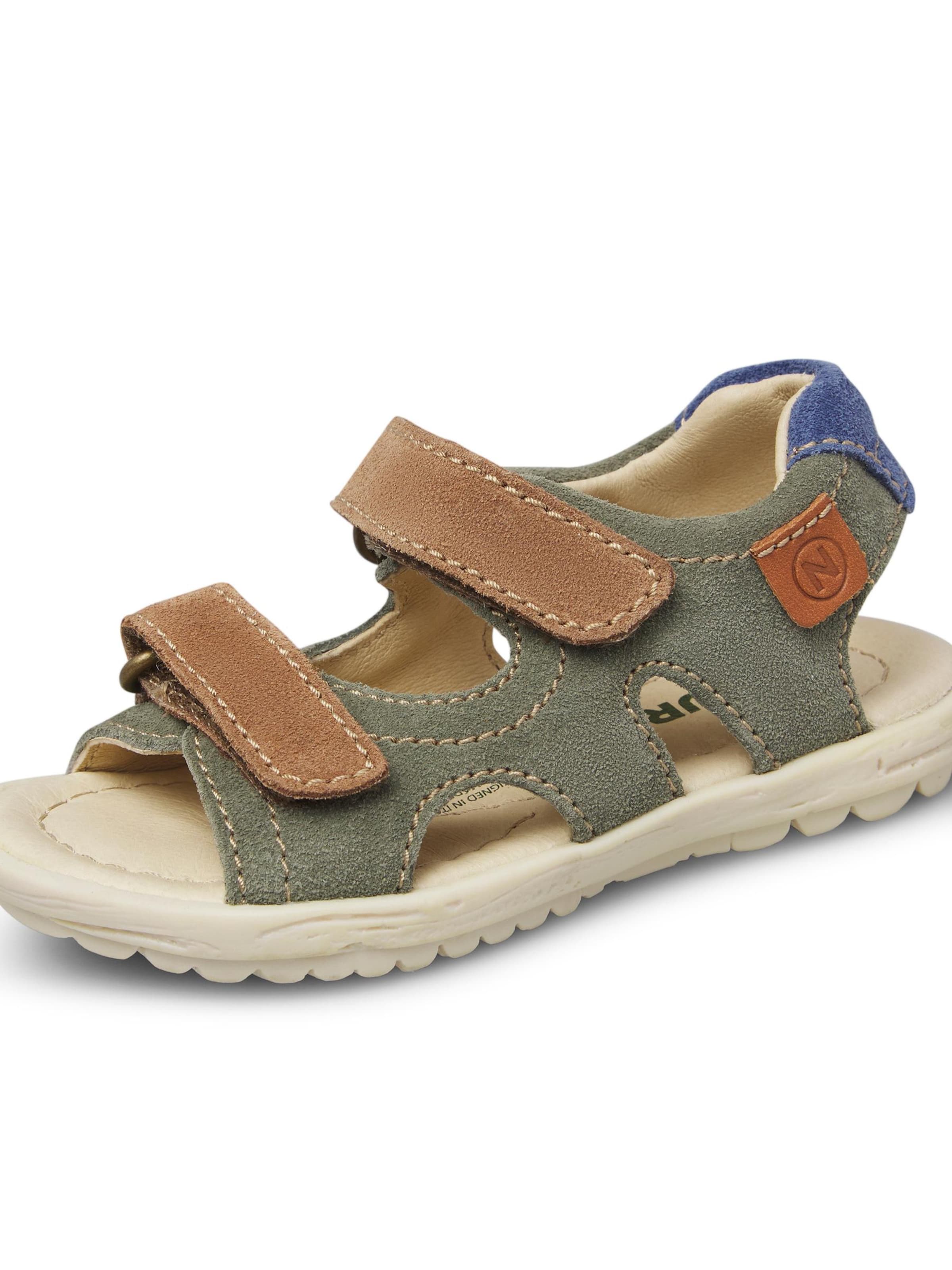 NATURINO Open schoenen 'SKY' in Groen: voorkant