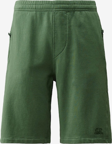 C.P. Company Loose fit Trousers in Green: front