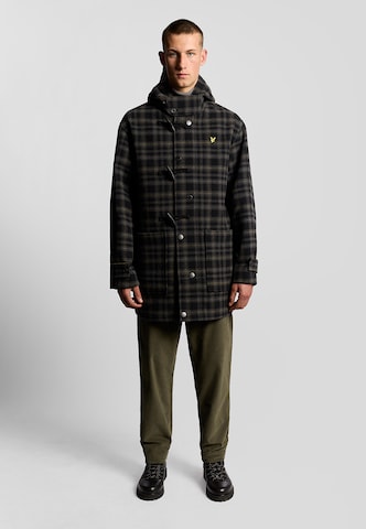 Lyle & Scott Tussenjas 'Modular Tartan' in Zwart