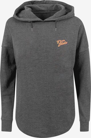 F4NT4STIC Sweatshirt 'Plain Studio Typo' in Grey: front