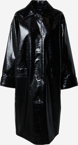 MEOTINE Ανοιξιάτικο και φθινοπωρινό παλτό 'MANNY' σε μαύρο: μπροστά