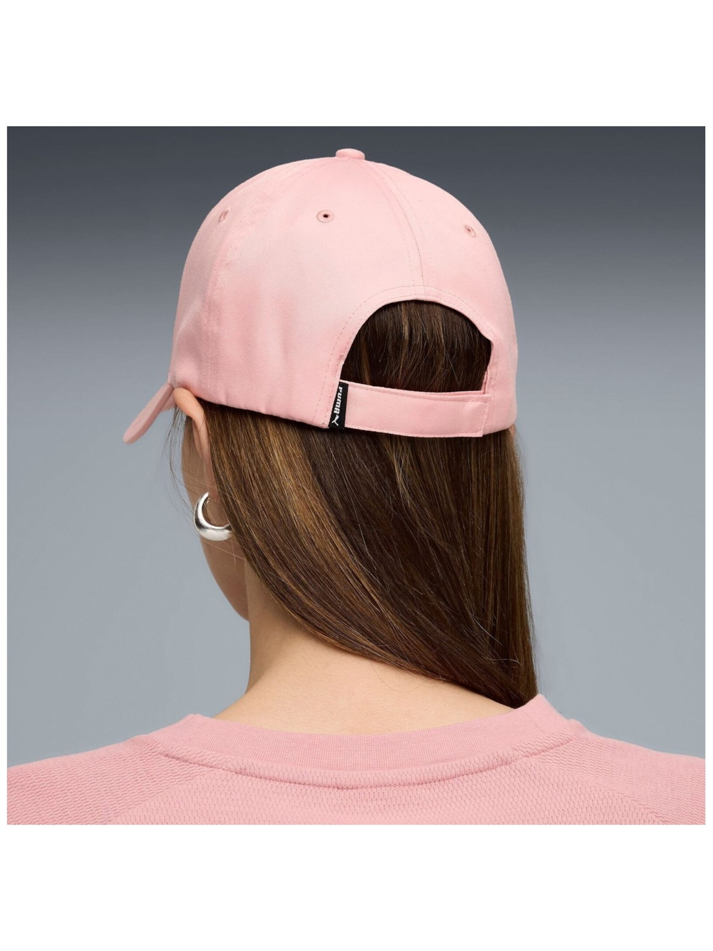PUMA - Gorra deportiva 'Puma Ess Metal Cat Bb Cap' en rosa